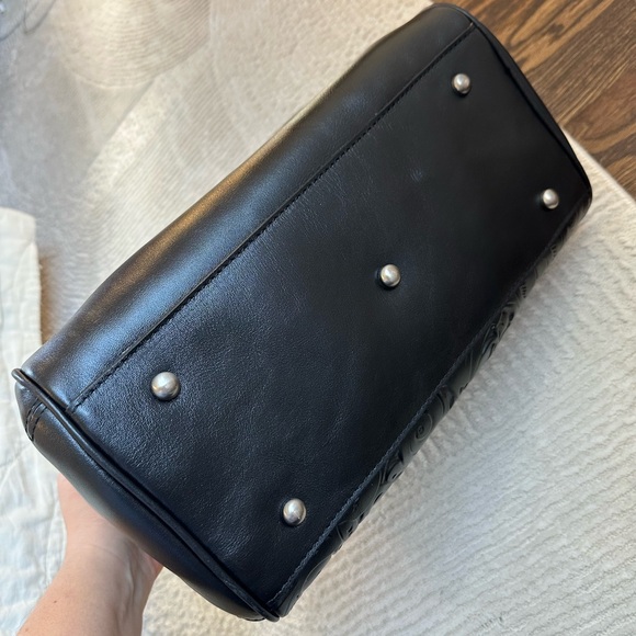 Patricia Nash Skye Satchel Burnished Tooled Leather Purse - Picture 5 of 8